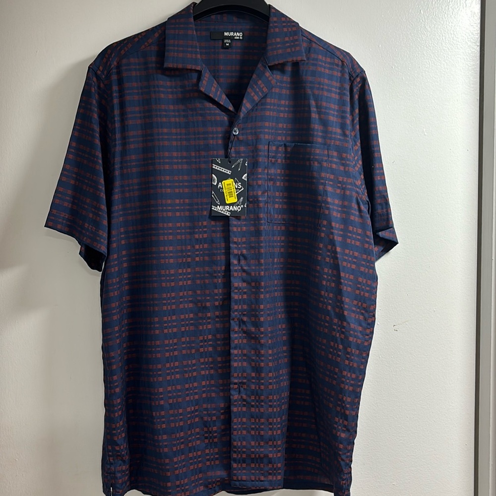 Murano t-shirt blue and red men